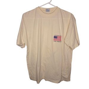 Vintage Mad Blue "Operation Iraqi Freedom" Graphic T-Shirt - Cream, Medium